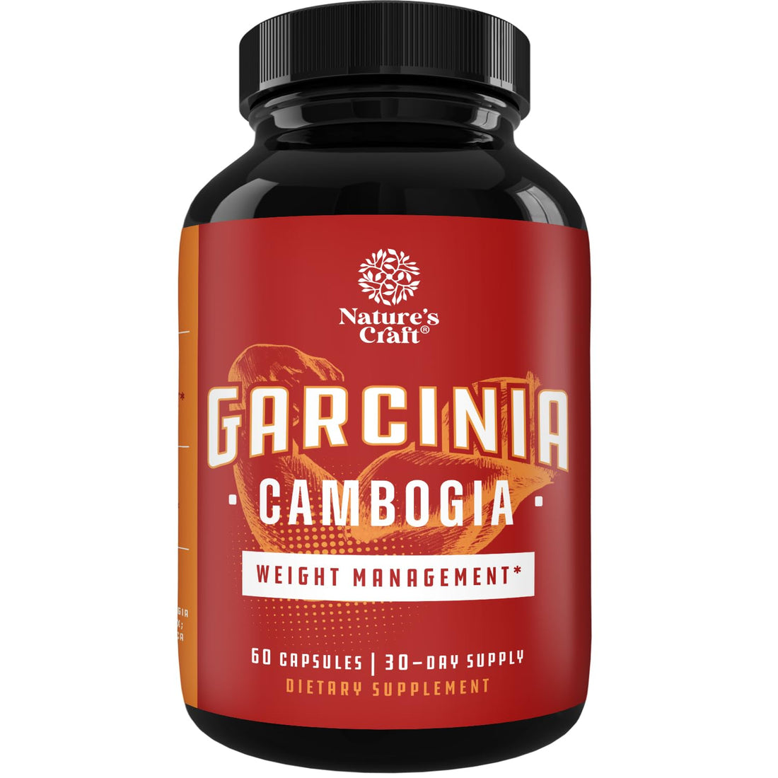 95% HCA Pure Garcinia Cambogia Extract - Blocks Carb Absorption - Suppresses Appetite Natures Craft uk supplements