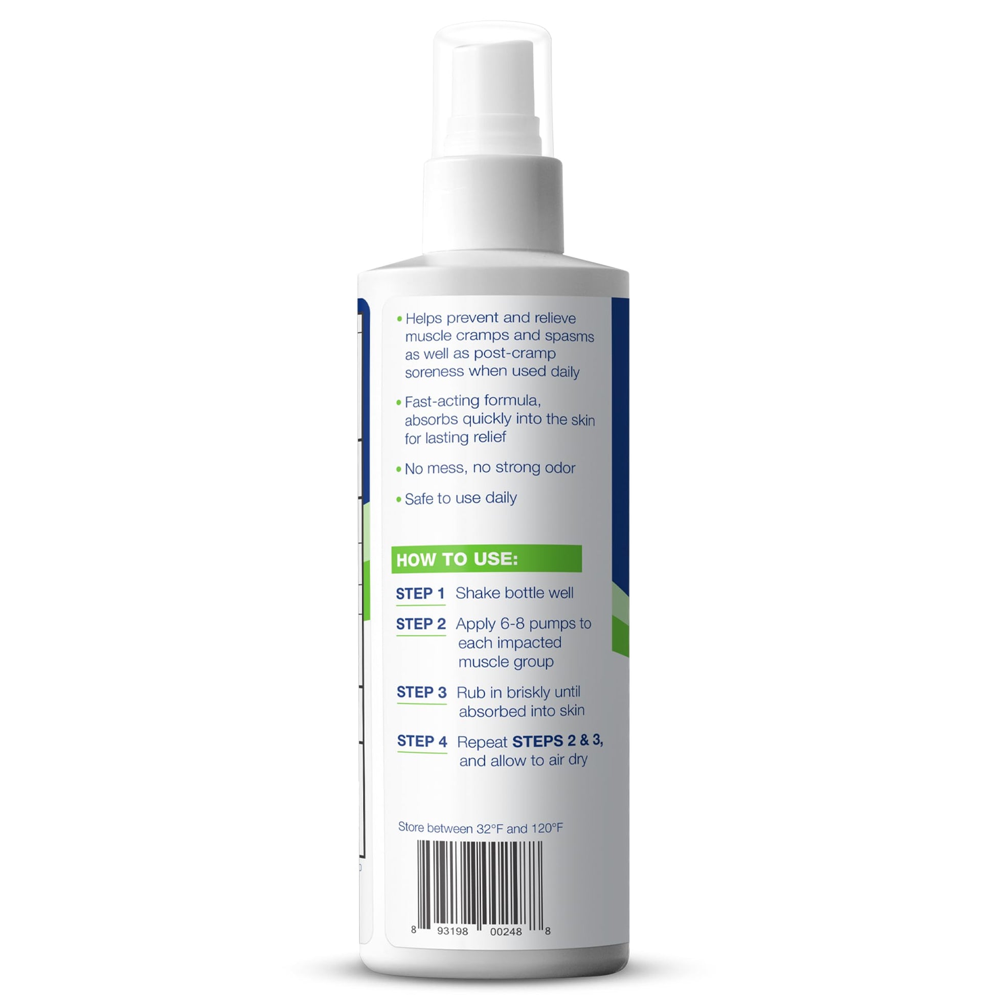 Theraworx Relief for Muscle Cramps Spray Fast-Acting Muscle Spasm, Leg Soreness with Magnesium Sulfate - 7.1 oz - 1 Count Theraworx uk supplements