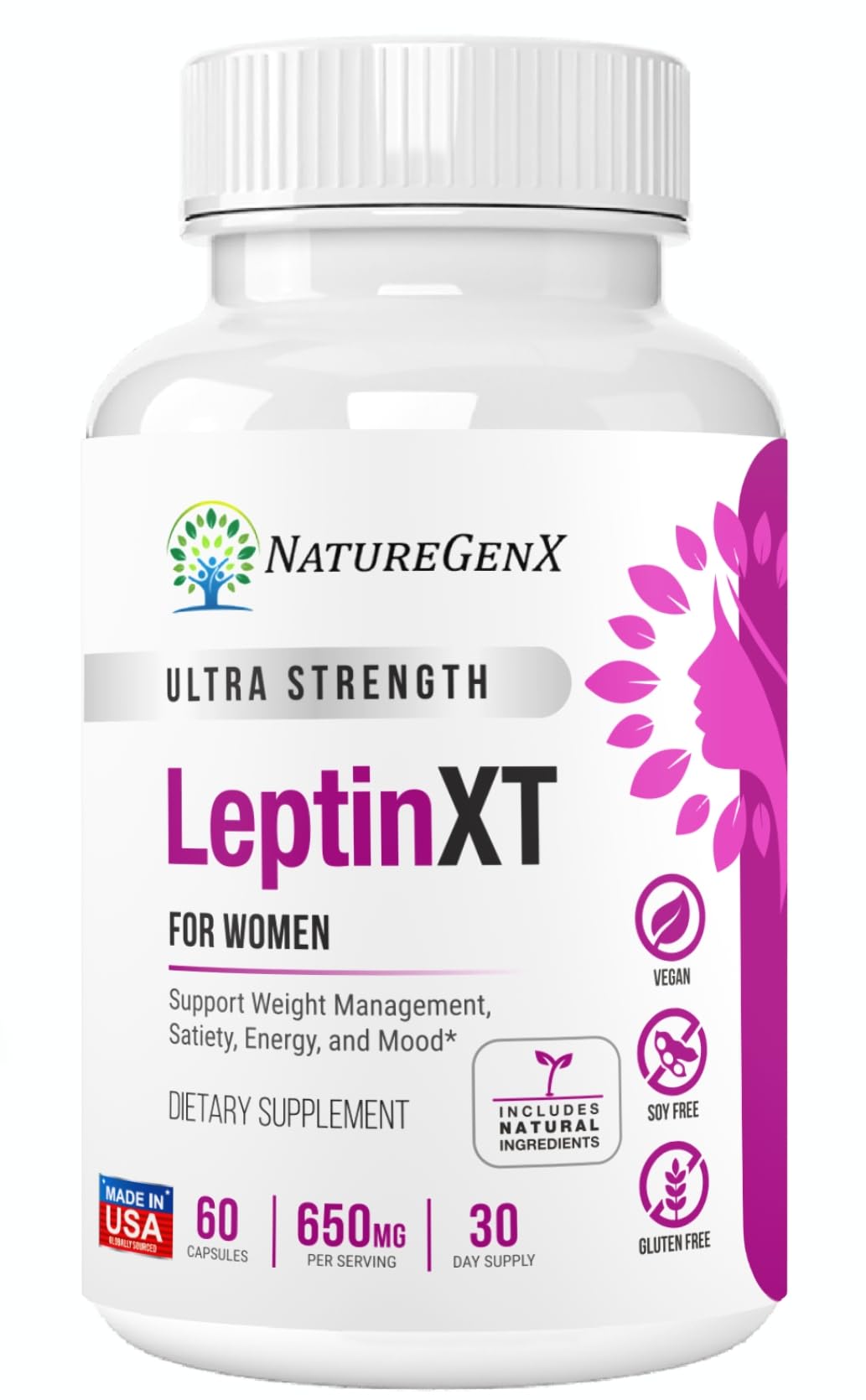 NatureGenX LeptinXT - Leptin Supplements for Weight Loss for Women - Extra Strength NatureGenX uk supplements