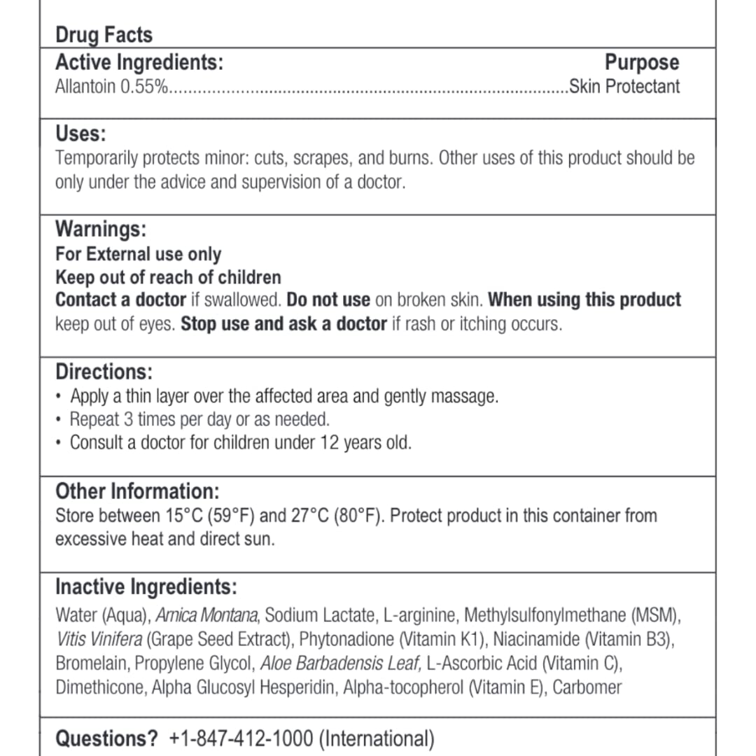 BruiseMD Topical Gel for Bruising and Swelling, 20% Arnica, Bromelain, 2% Vitamin K, 20g (0.7 fl oz) – Advanced Concentrated Bruise Treatment Formula BruiseMD uk supplements
