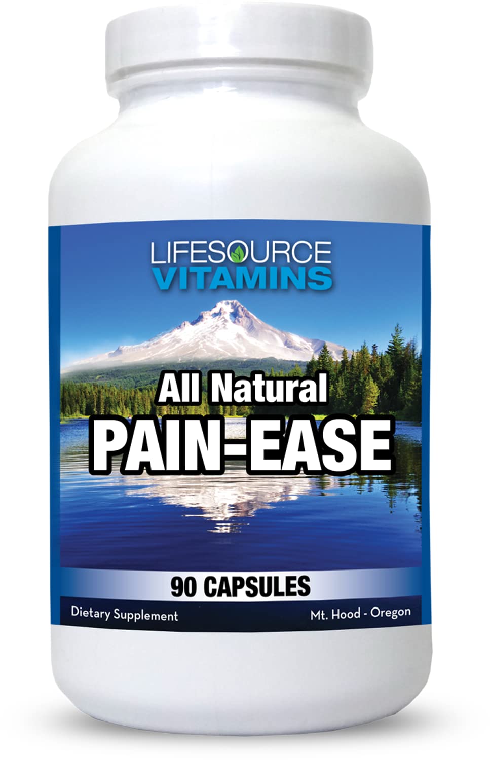 LifeSource Vitamins All Natural Pain Ease – 20 Synergistic Herbs and Enzymes That Naturally & Safely Support: Headaches & Migraines - Knees – Shoulders – Joints – Leg Pain – Tension LifeSource Vitamins uk supplements