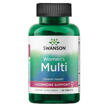Swanson Multi Women's Prime Multivitamin Multimineral Energy Immune Hormone Balance Wellbeing Health Supplement 90 Tablets (Tabs) Swanson uk supplements