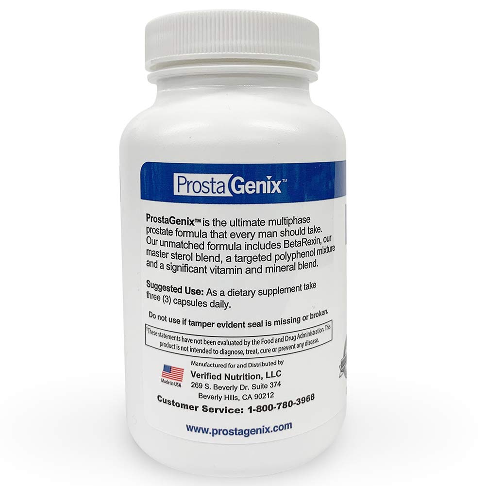 ProstaGenix Multiphase Prostate Supplement Capsule -3 Bottles- Featured on Larry King ProstaGenix uk supplements