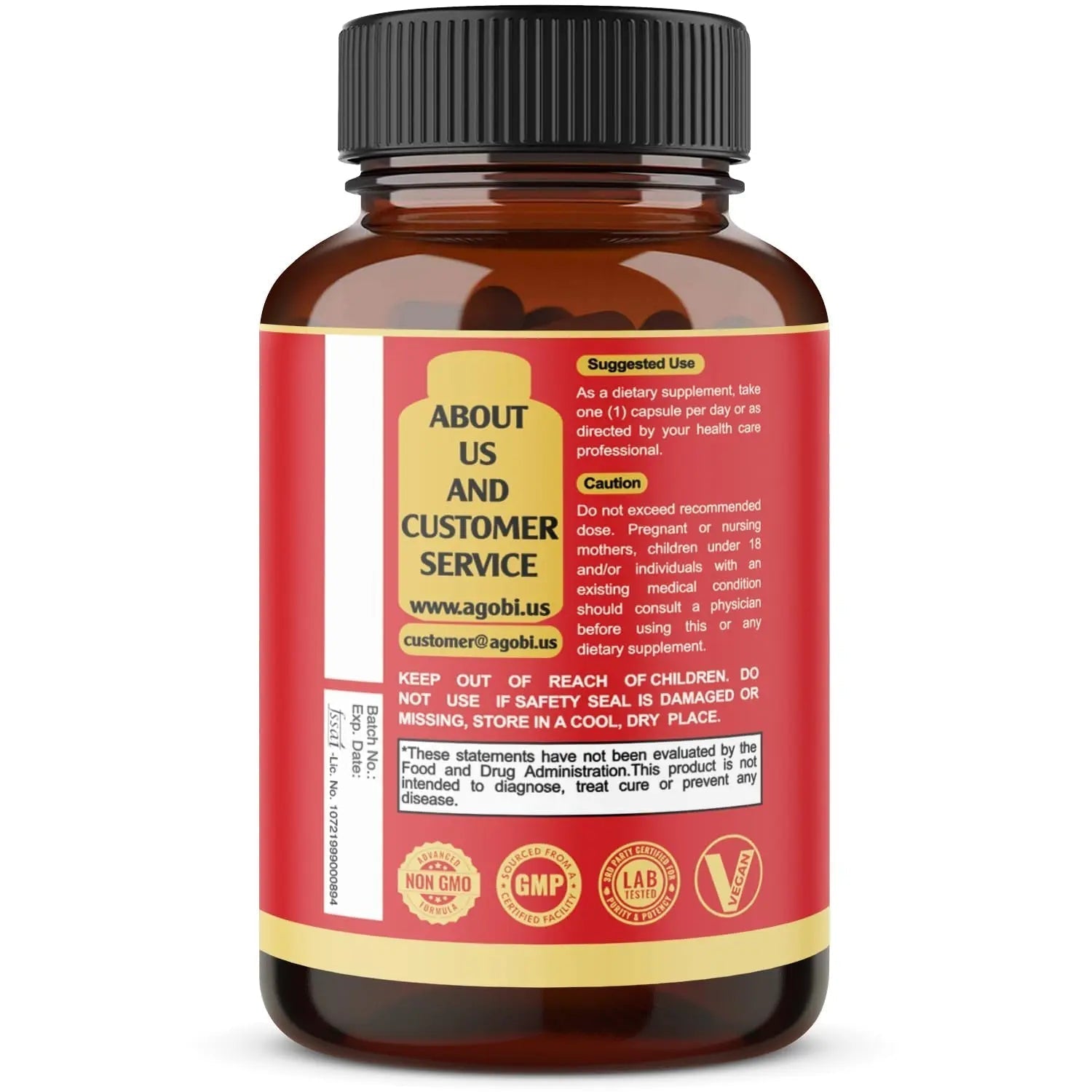 agobi D-Mannose Capsules - 7 Herbs with Cranberry, Dandelion, Hibiscus and More - Support Flush Impurities and Urinary Tract Health - 90 Vegan Capsules 3-Month Supply agobi uk supplements