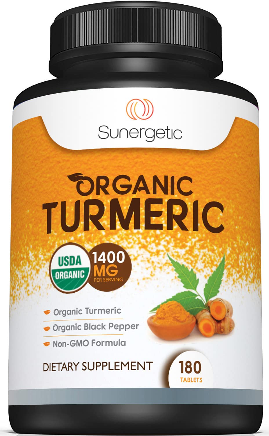 Sunergetic USDA Certified Organic Turmeric Supplement – Includes Organic Turmeric Sunergetic uk supplements