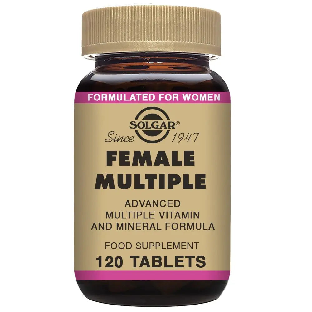 Solgar Female Multiple, 120 Tablets - Multivitamin, Mineral & Herbal Formula for Women - Advanced Phytonutrient Solgar uk supplements