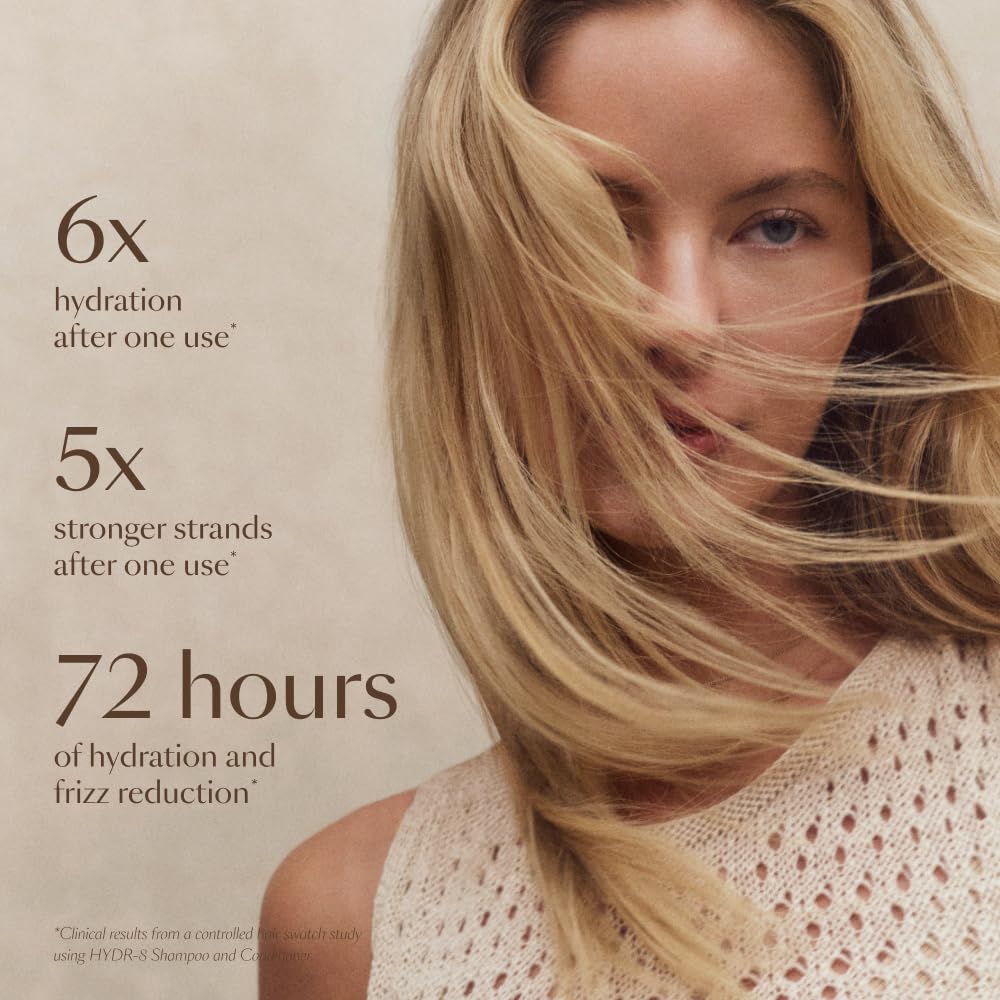 VEGAMOUR HYDR-8 Hydrate and Repair Conditioner - Hydrating Conditioner with Marula Oil, Moringa Oil, Ceramides & Biotin, Natural Conditioner for Dry Hair VEGAMOUR uk supplements