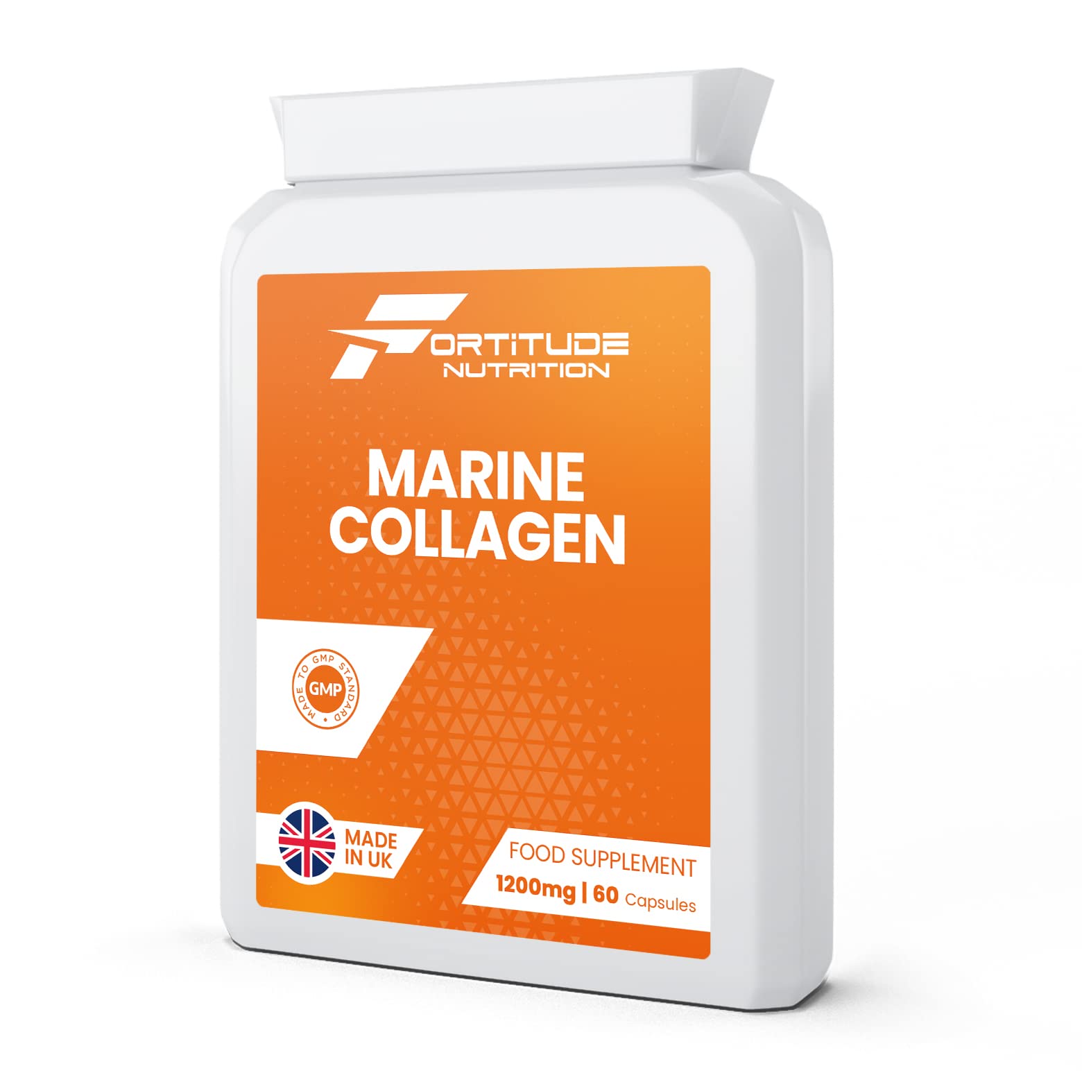 Marine Collagen Capsules | Hydrolyzed Marine Collagen with Vitamin C | High Strength Collagen Fortitude Nutrition uk supplements