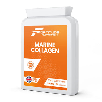 Marine Collagen Capsules | Hydrolyzed Marine Collagen with Vitamin C | High Strength Collagen Fortitude Nutrition uk supplements
