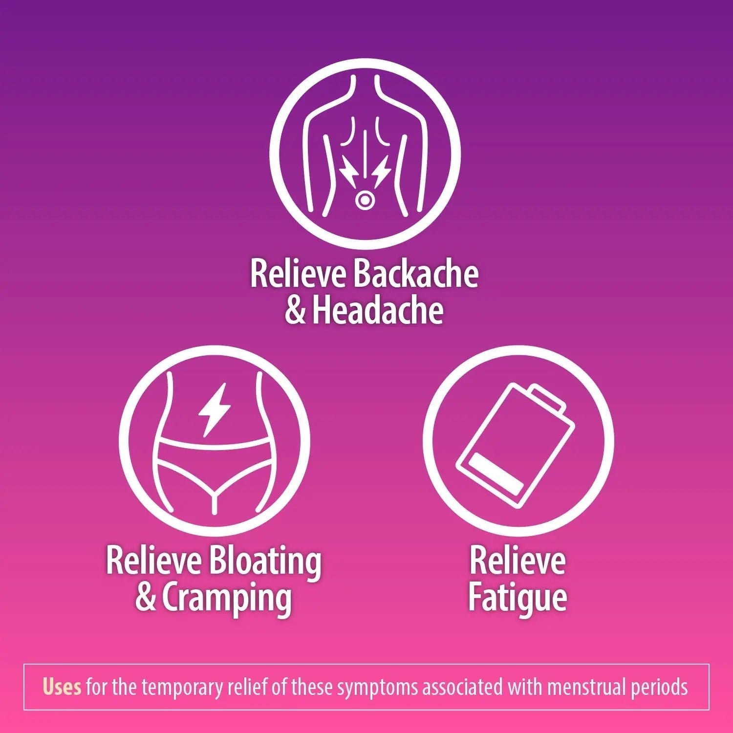 HealthA2Z® Menstrual Complete Pain Relief Tablets | Relieves Cramps, Bloating, Fatigue, Backache & Headache (120 Counts) (Pack of 2) HealthA2Z uk supplements