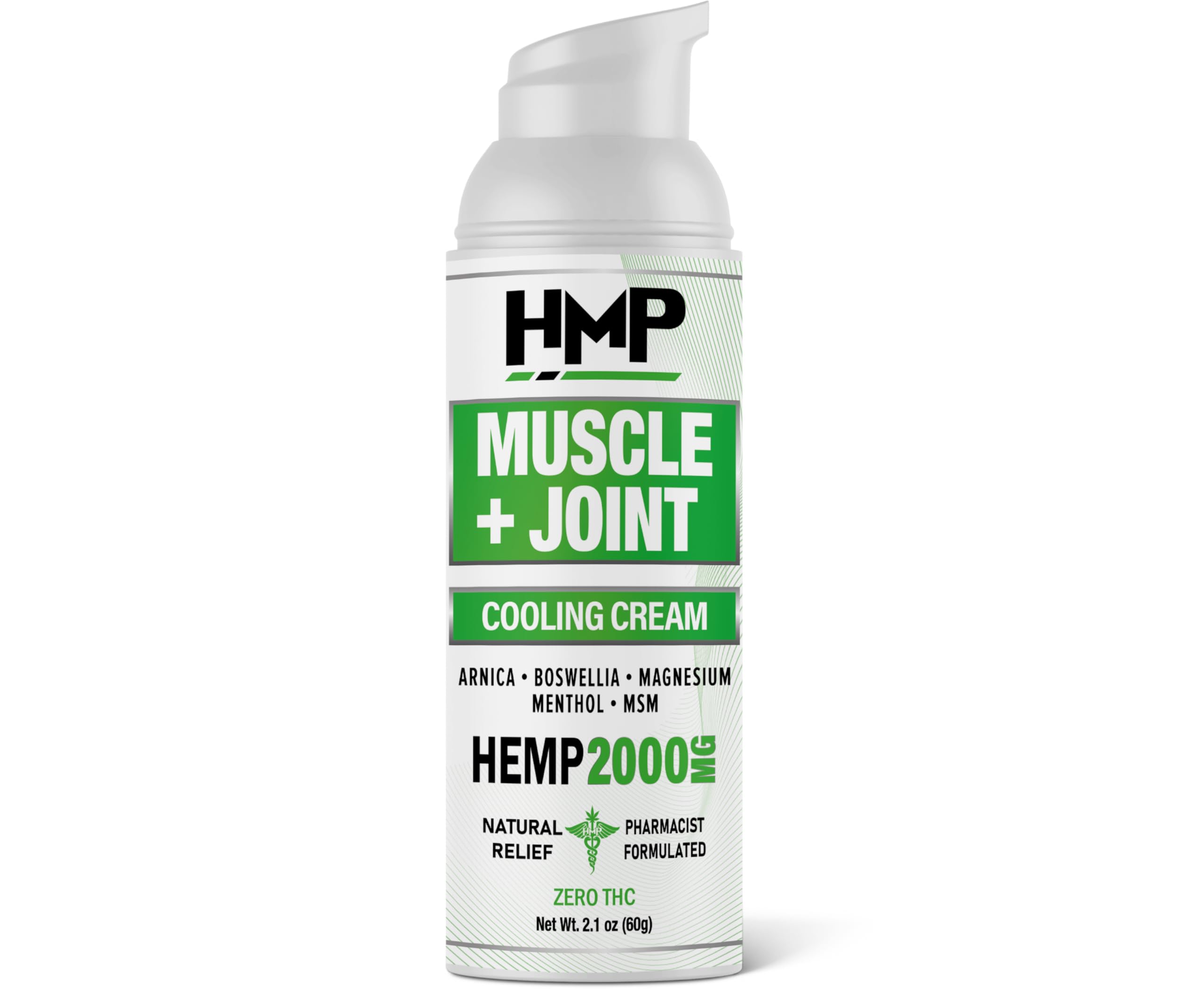 HMP BRANDS Hemp Cream Muscle & Joint Support 2000MG Hemp Discomfort Relief Formula w Menthol Ideal for Knee Muscle Joint Back Shoulder Elbow Maximum Joint Support, Natural Formula Made in USA 2.1oz HMP BRANDS uk supplements