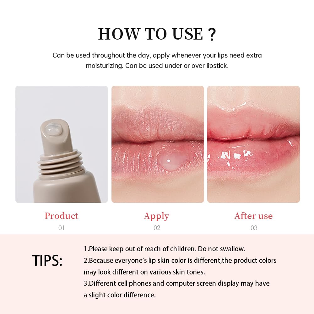 YumSova 4PCS Summer Lip Gloss Lipstick, Containing Natural Oils And Fruit Extracts, Can Soothe And Soften Dry Lips, Keep Moisture For A Long Time, And Is Not Sticky (4PCS) YumSova uk supplements