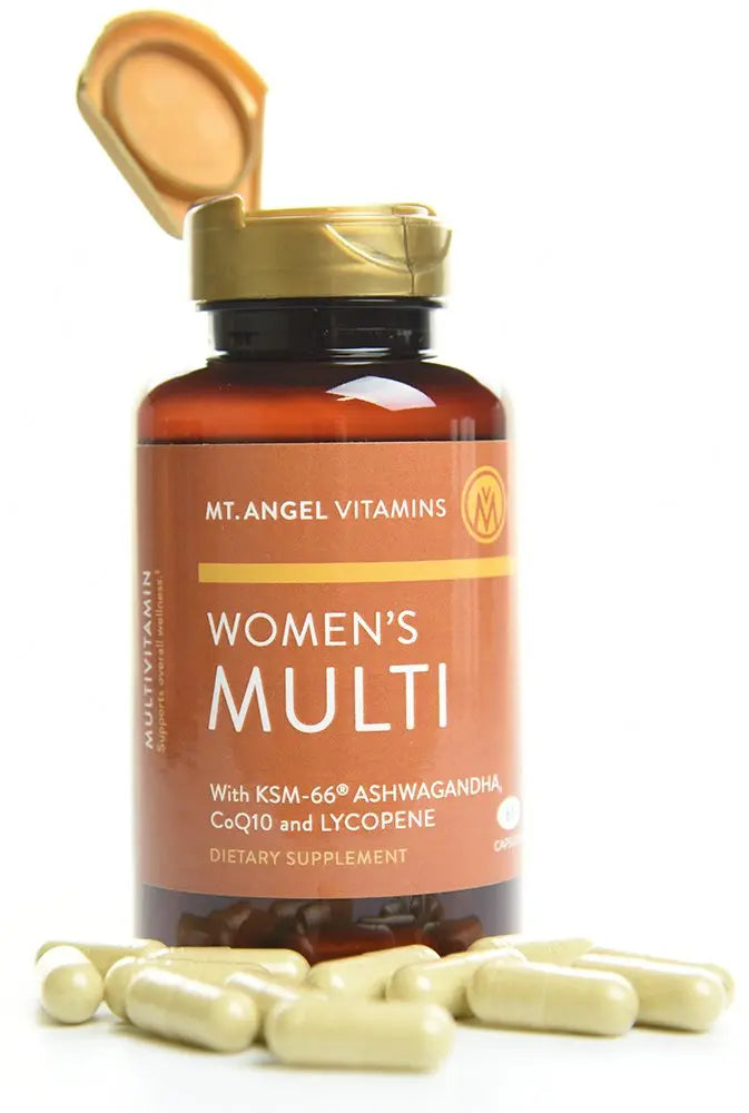 Mt. Angel Vitamins - Daily Womens Multivitamin - Adult Formula with Iron, Calcium, KSM-66 Ashwaganda, and a Potent Proprietary Herbal Blend Mt. Angel Vitamins uk supplements