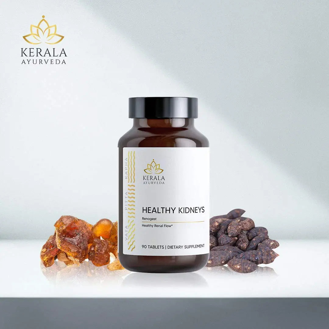 Kerala Ayurveda Healthy Kidney Herbal Tablets | Support Normal Kidney Function and Health | Kidney and Bladder Support | Urinary System Support - 90 Count Kerala Ayurveda uk supplements