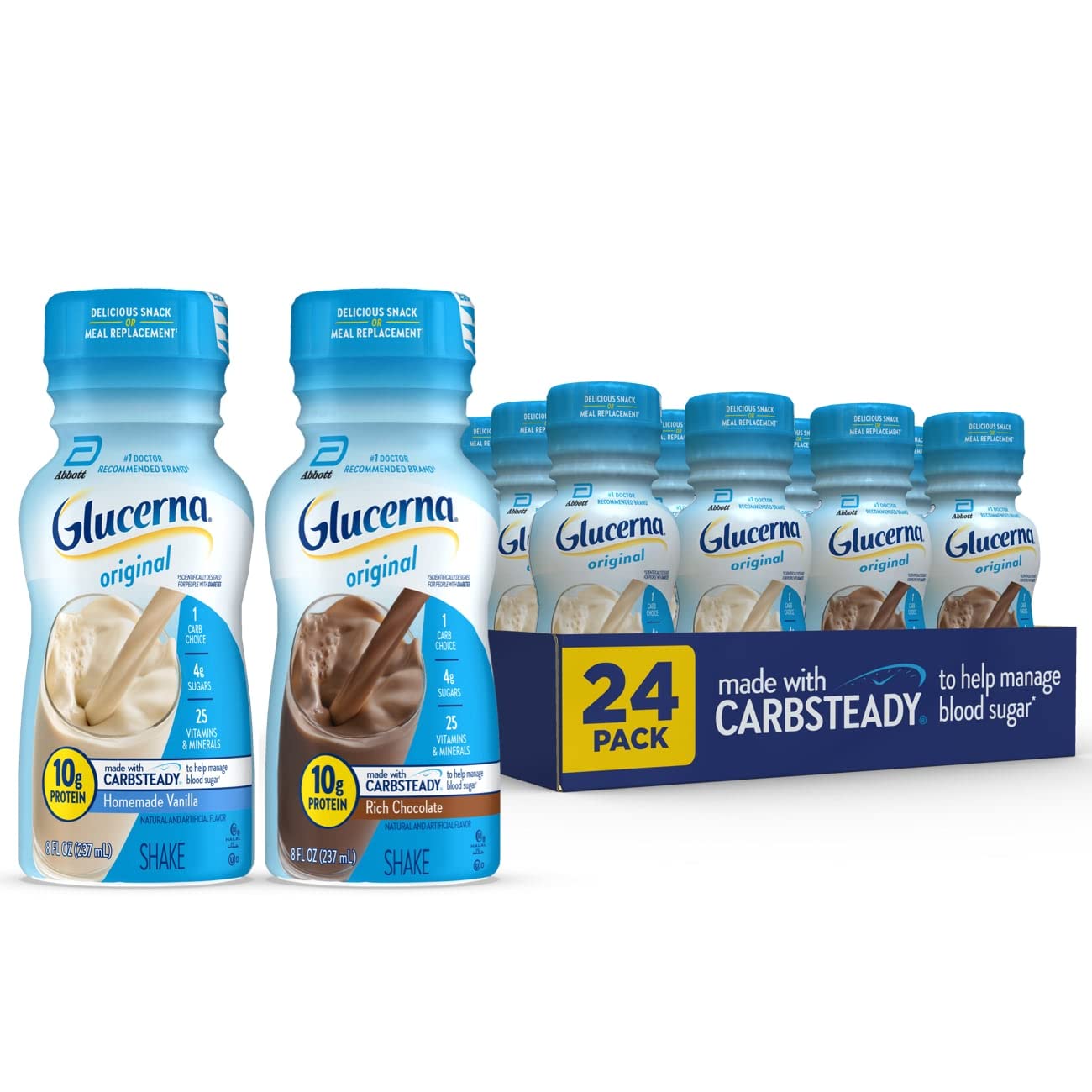 Glucerna, Diabetes Nutritional Shake, to Help Manage Blood Sugar, 8 Fl Glucerna uk supplements