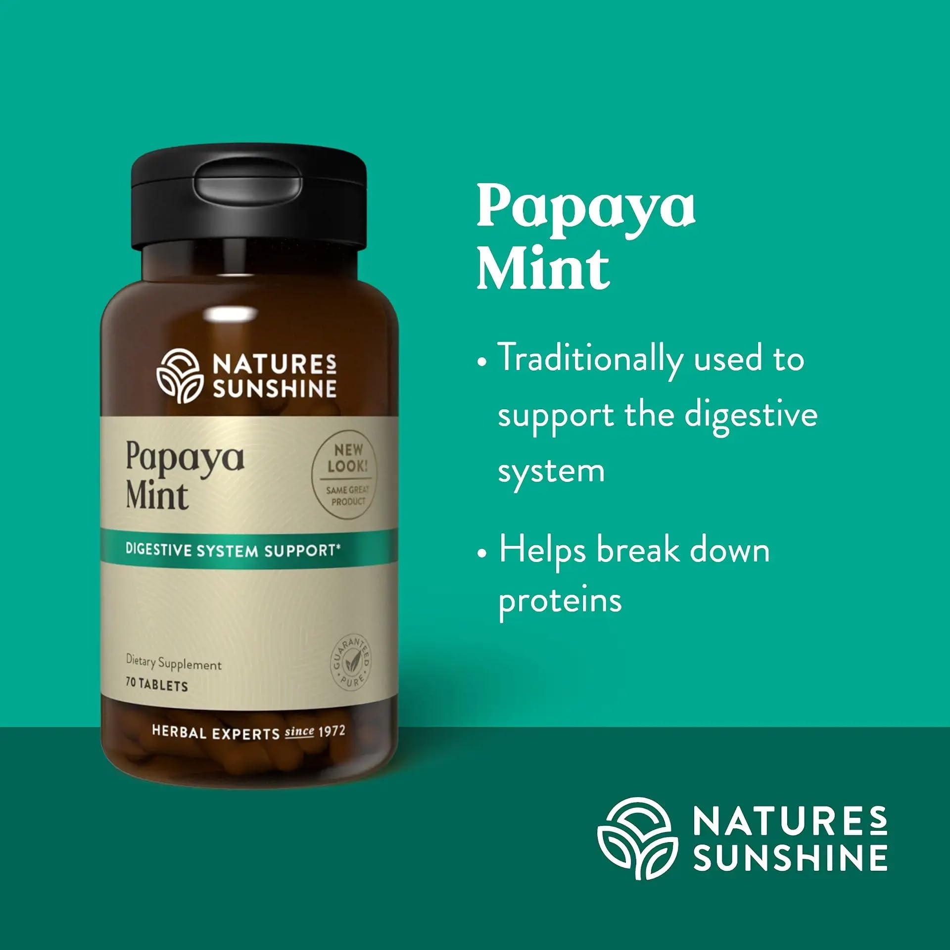Papaya & Peppermint by Nature's Sunshine Nature's Sunshine uk supplements