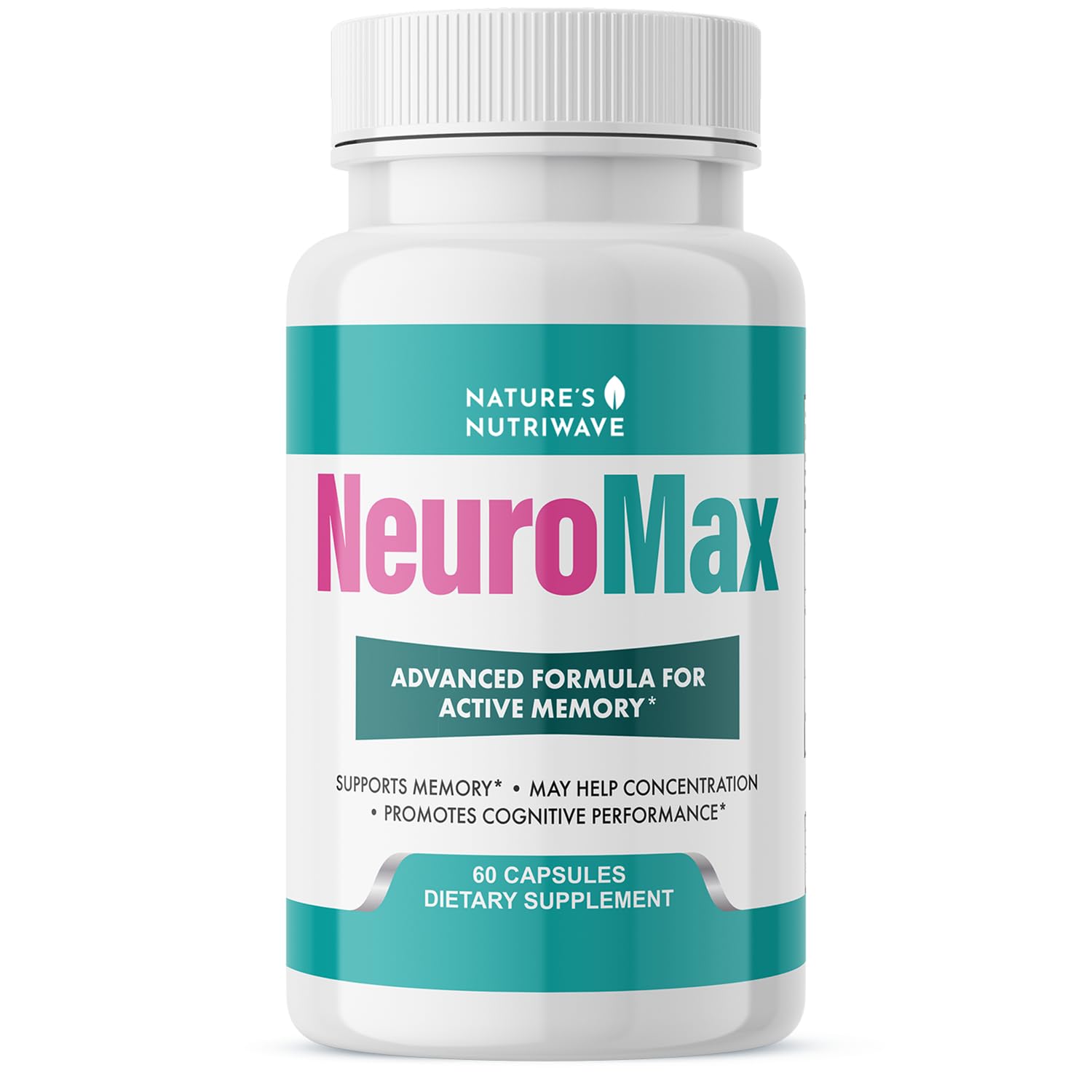 NeuroMax – Natural Herbal Blend with Passion Flower, Marshmallow Root & California Poppy – Non-GMO, Easy-to-Take Capsules, Made in USA, GMP Certified Facility - 60 Capsules, 1 Month Supply Nature’s NutriWave uk supplements