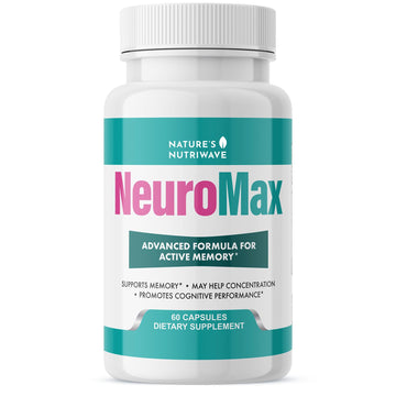 NeuroMax – Natural Herbal Blend with Passion Flower, Marshmallow Root & California Poppy – Non-GMO, Easy-to-Take Capsules, Made in USA, GMP Certified Facility - 60 Capsules, 1 Month Supply Nature’s NutriWave uk supplements