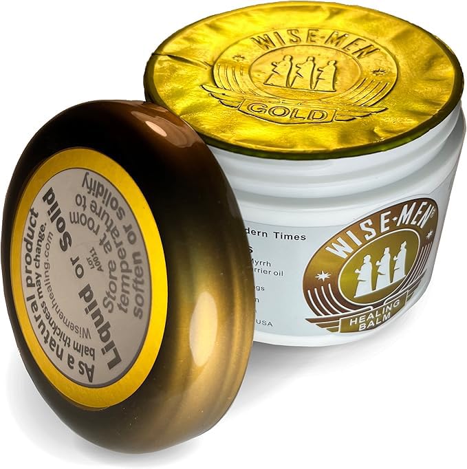 Wise Men Healing Balm with Myrrh and Frankincense Essential Oils for Soothing Nerve Relief Massage Wise Men uk supplements