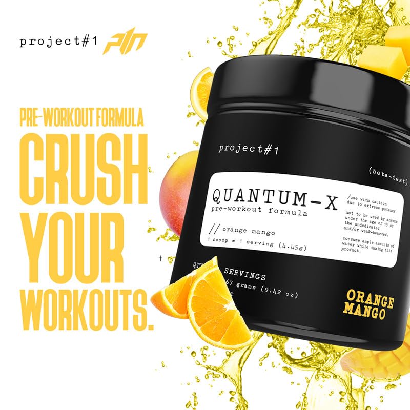 Project #1 Quantum-X Nutrition: Advanced Pre-Workout Powder for Men and Women Project #1 uk supplements