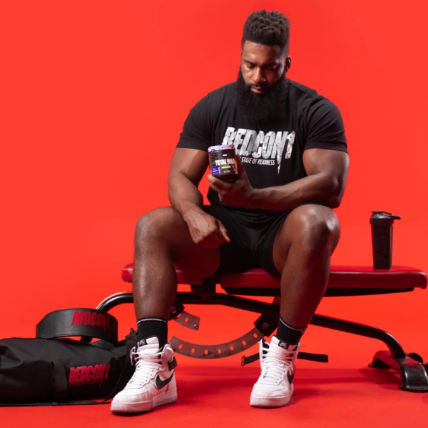 REDCON1 Total War Pre Workout - Beta Alanine + Citrulline Malate Keto Friendly Preworkout for Men & Women with 320mg of Caffeine - Fast Acting -Blue Lemonade (30 Servings) REDCON1 uk supplements