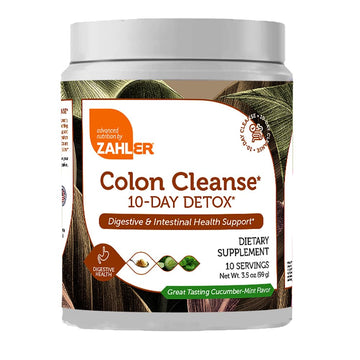 Zahler Colon Cleanse, 10 Day Detox and Gut Health Support, Intestinal Cleanse Supplement Zahler uk supplements