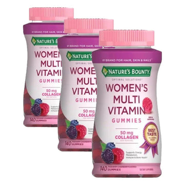 Nature's Bounty Optimal Solutions, Women's Multivitamin Gummies for Immune Support, Cellular Energy Support, Bone Health Nature's Bounty uk supplements