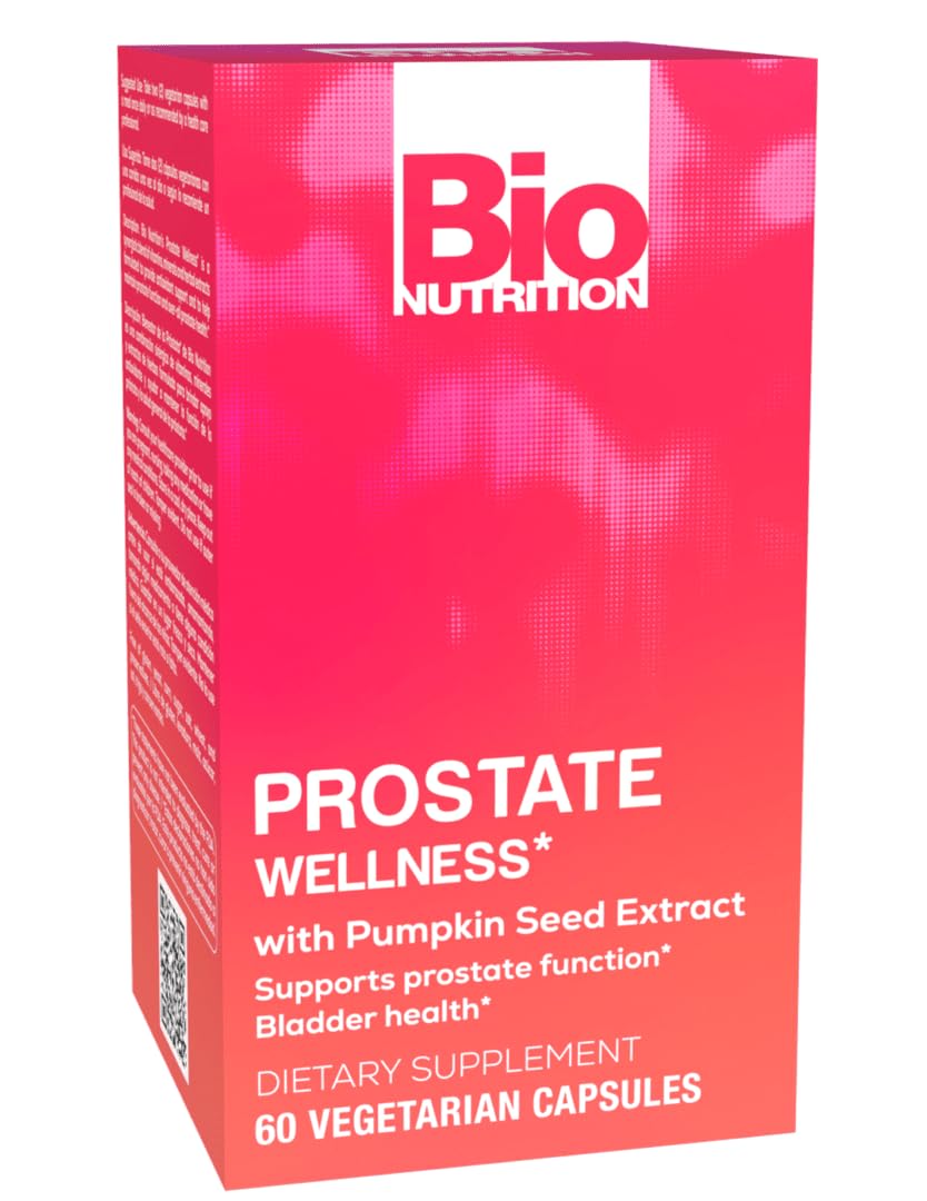 Bio Nutrition Prostate Wellness with Pumpkin Seed Extract 60 Capsules Bio Nutrition uk supplements