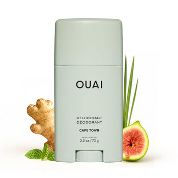 OUAI Aluminum Free Deodorant - Women's Deodorant with 24-Hour Odor Control & Invisible Application - Enriched with Notes of Wet Grass, Ginger, Basil & Green Fig - Cape Town (2.5 oz) OUAI uk supplements