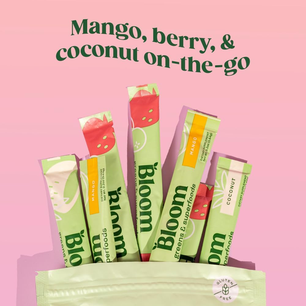 Bloom Nutrition Super Greens Powder Stocking Stuffer Smoothie Mix Bloom Nutrition uk supplements