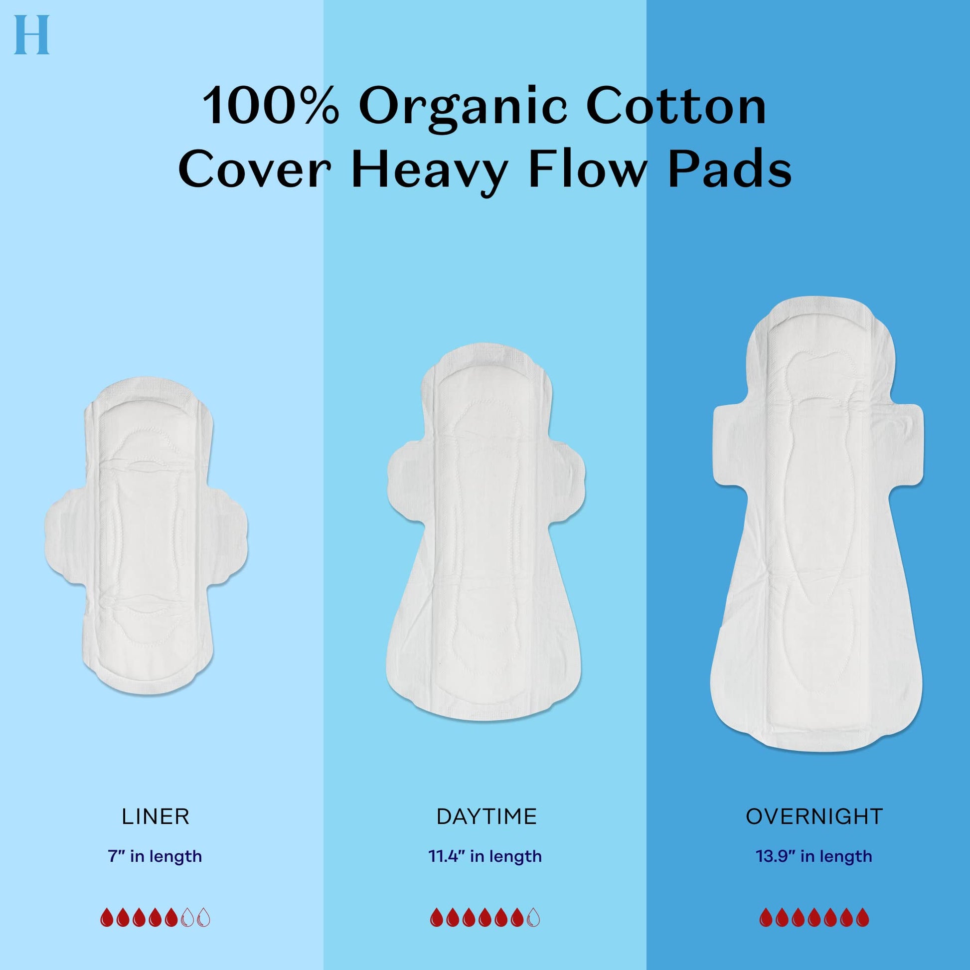 The Honey Pot Company - Herbal Overnight Heavy Flow Pads w/Wings - Organic Pads for Women The Honey Pot Company uk supplements