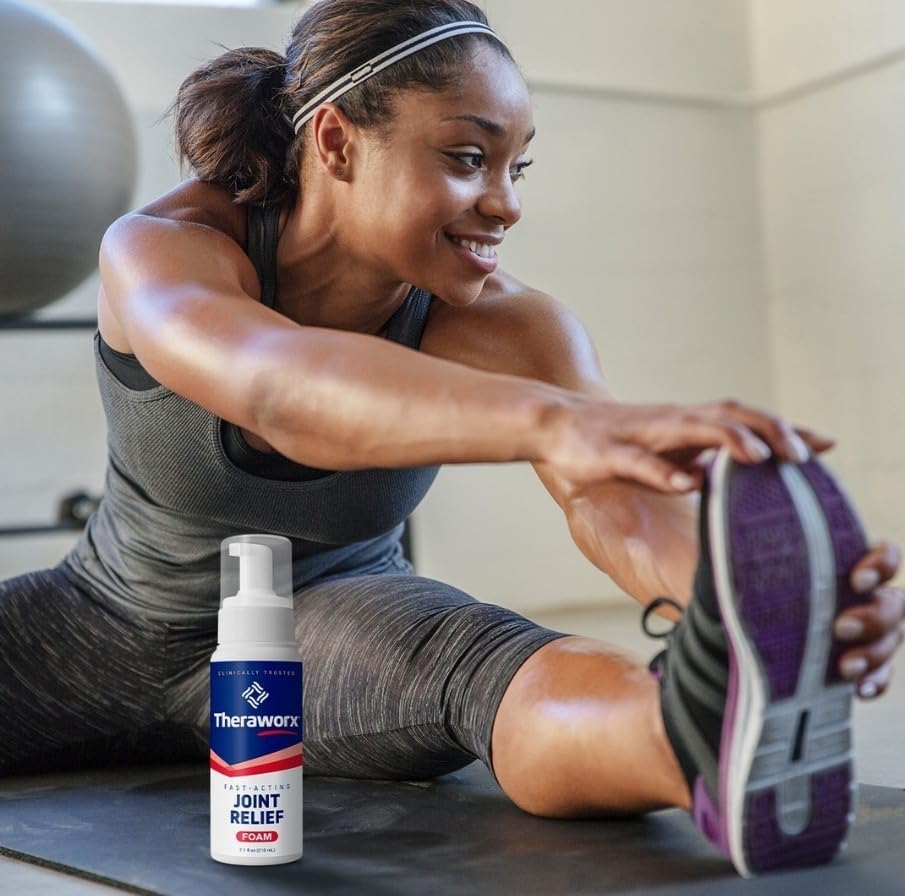 Theraworx Fast-Acting Joint Relief Foam Joint Discomfort & Inflammation Relief - 7.1 oz - 1 Count Theraworx uk supplements