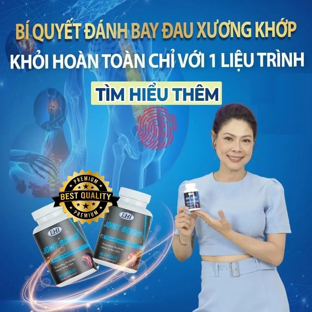 Joint Bonus Hỗ Trợ Xương Khớp (100% Authentic, Sản Phẩm Chính Hãng Tại USA) 2 Bottles Joint Bonus uk supplements