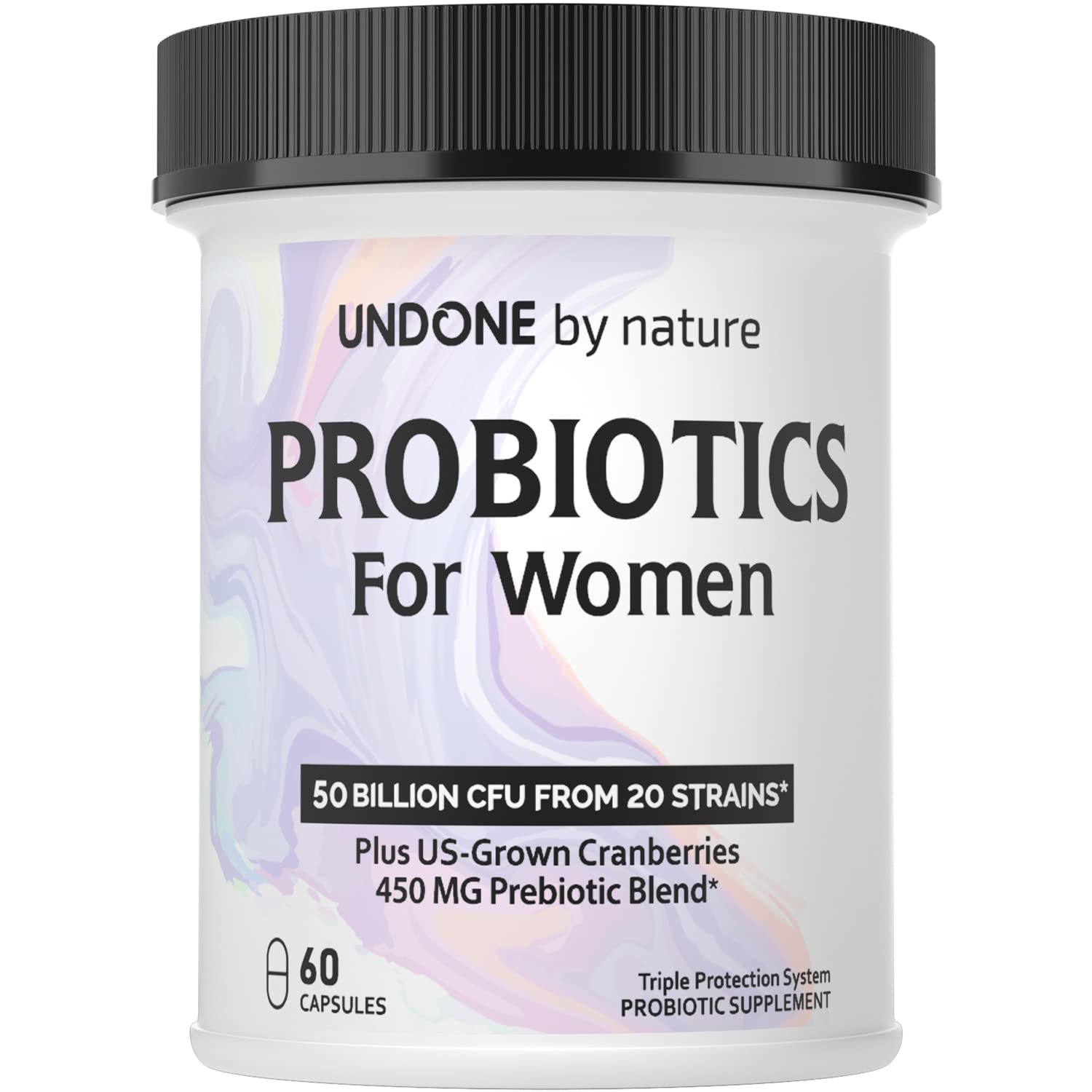 Undone By Nature Probiotic for Women, 50 Billion CFU Women's Probiotics with Prebiotics Undone By Nature uk supplements