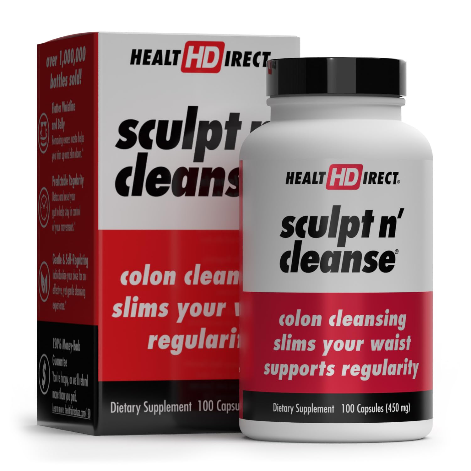 HEALTH DIRECT Sculpt n' Cleanse - Herbal Colon Cleanse for Digestive Health & Regularity HEALTH DIRECT uk supplements