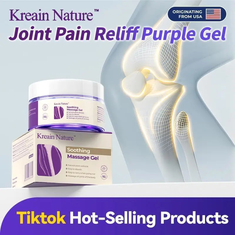 Kreain Nature 2 PCS Joint Gel Purple Soothing Massage Gel Soothes Knees, Lumbar, Neck, Back, Shoulders, Hands, and Feet, 1.76 oz Kreain Nature uk supplements