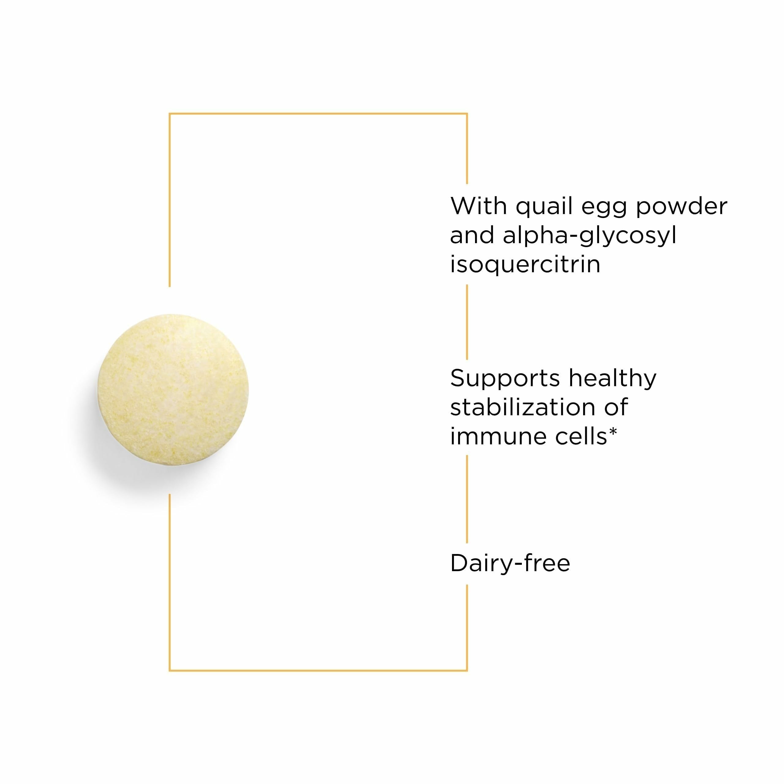 Integrative Therapeutics AllQlear - Seasonal Supplement for Immune Support *- Quail Egg Powder Blend - Dairy-Free - Berry Flavored, 60 Chewable Tablets (30 Servings) Integrative Therapeutics uk supplements