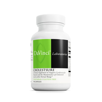 DAVINCI Labs CholestSure Supplement - Supports Cardiovascular Function - Helps Maintain Healthy Cholesterol Levels in a Normal Range - with CoQ10 - Gluten Free - 90 Vegetarian Capsules DAVINCI uk supplements