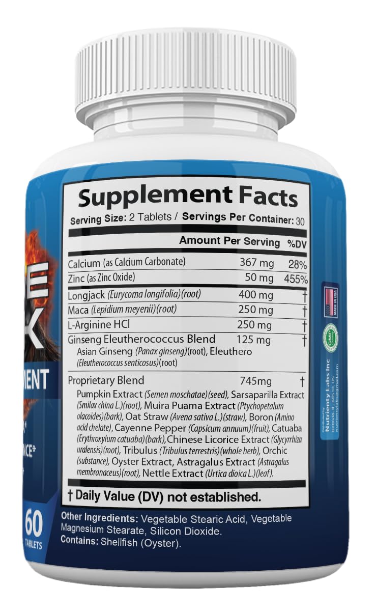 Zonata Horse Peak Dietary Supplements for Men - Horse Peak Supplement Naturally Enhance Performance, Endurance, and Energy Levels* - Horse Peak Pills - 60 Count Zonata uk supplements