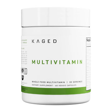 Kaged Multivitamin Capsules | Unflavored | Whole Foods Organic Fruits & Veggies | Plant Based Vegan Multivitamin Kaged uk supplements
