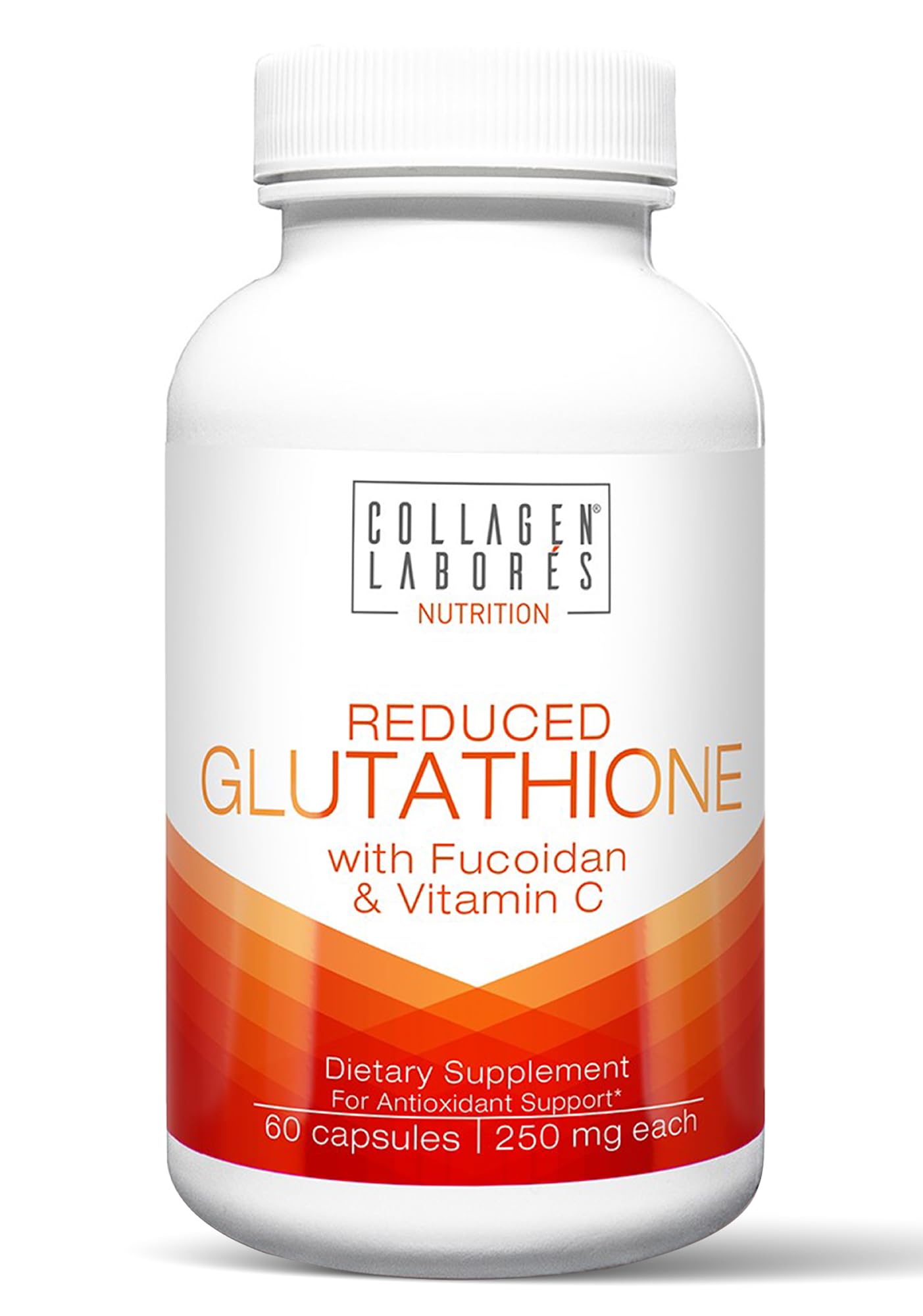 Advanced Glutathione Complex 500mg – with Fucoidan & Vitamin C – Antioxidant Support for Skin Glow, Detox & Immune Health – Non-GMO, Made in USA (60 Capsules) Collagen Laborés uk supplements