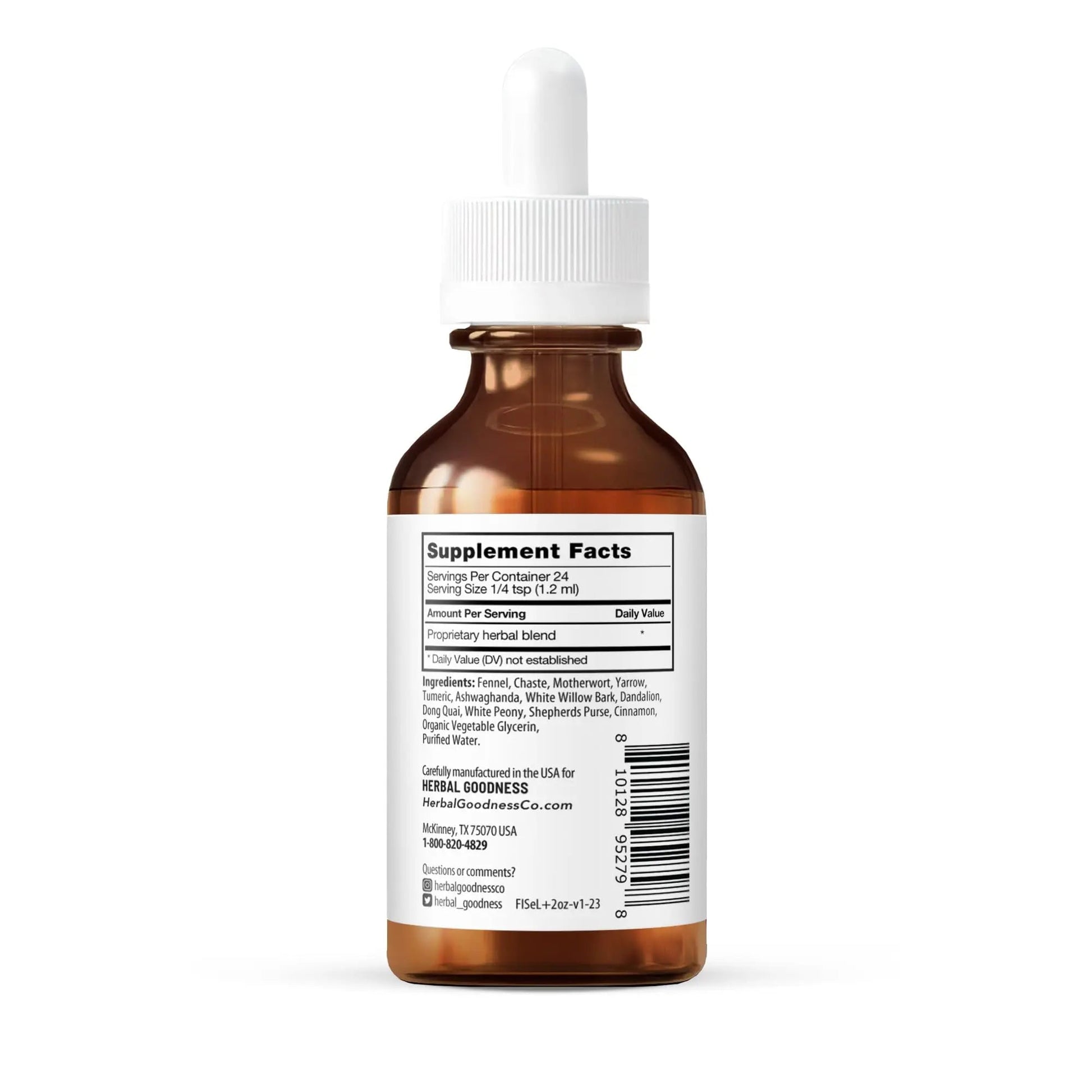 Herbal Goodness Secure in My Flow | Menstrual Support Supplements | Slow Flow Menstrual Supplements, Mood Support, Hormone Health, Aids Relaxation, Metabolic Support 2oz Herbal Goodness uk supplements