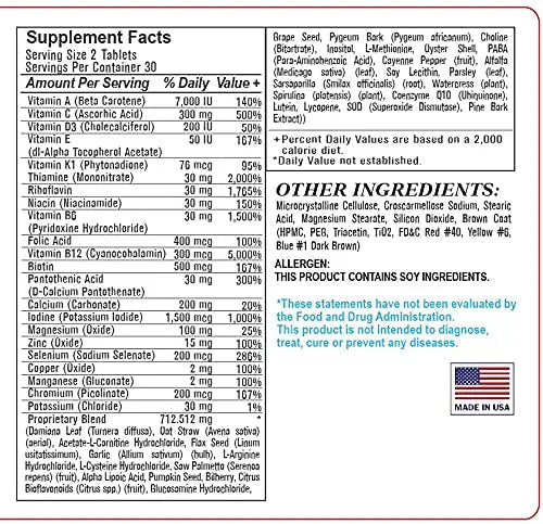 Esmond Natural: Men's Vitality Complex (Advanced Multivitamin and Mineral Supplement for Men. Supports Energy and Vitality) Esmond Natural uk supplements