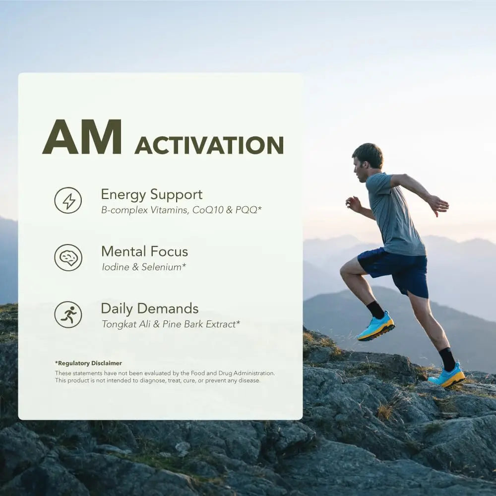 CASIDOR - Dominus MULTIVITAMINS for Men + Performance Formula | AM + PM | – 30 Days Serving | Energy, Performance, Recovery & Sleep CASIDOR uk supplements