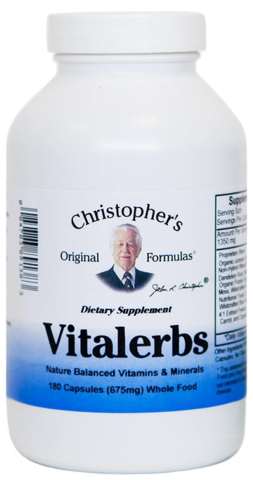 Christopher's Original Formulas Vitalerbs, Nutrient-Rich Herbal Supplement, 180 Veg Caps Christopher's Original Formulas uk supplements