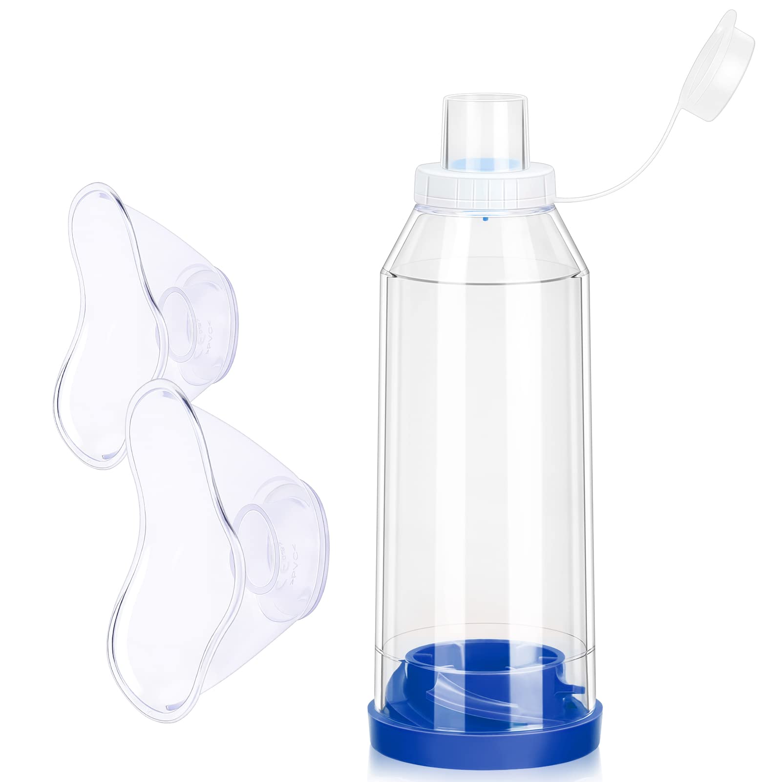 Fivepropy Handheld Spacer for Kids and Adults Includes Child Mask & Adult Blue Fivepropy uk supplements