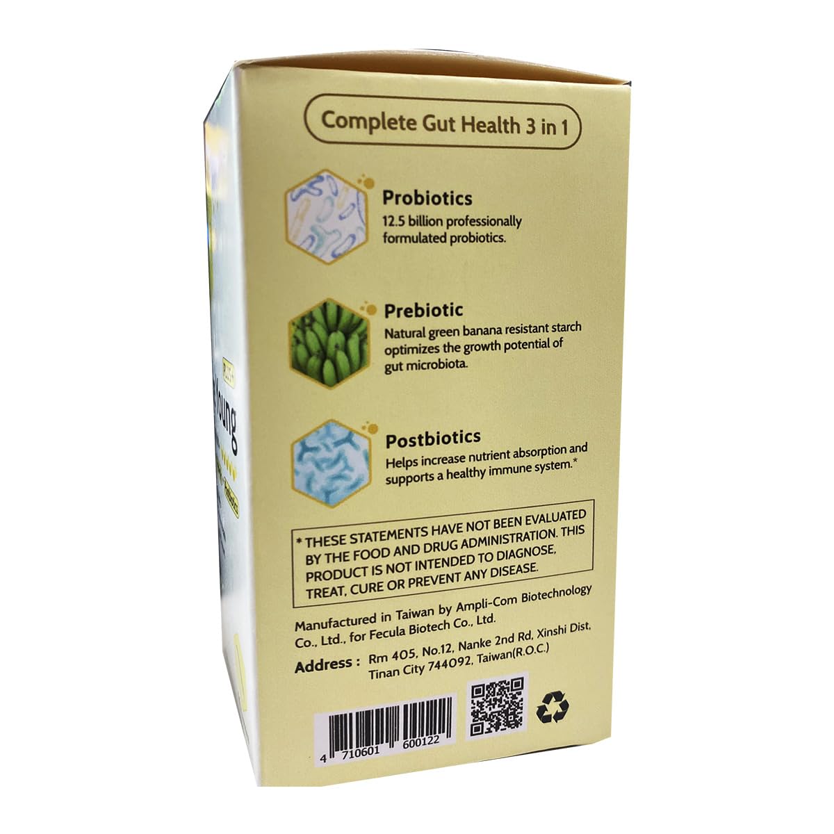 Fecula Biotech Superfood Resistant Starch,Prebiotics Supplement,Bifidobacterium longum Fecula Biotech uk supplements
