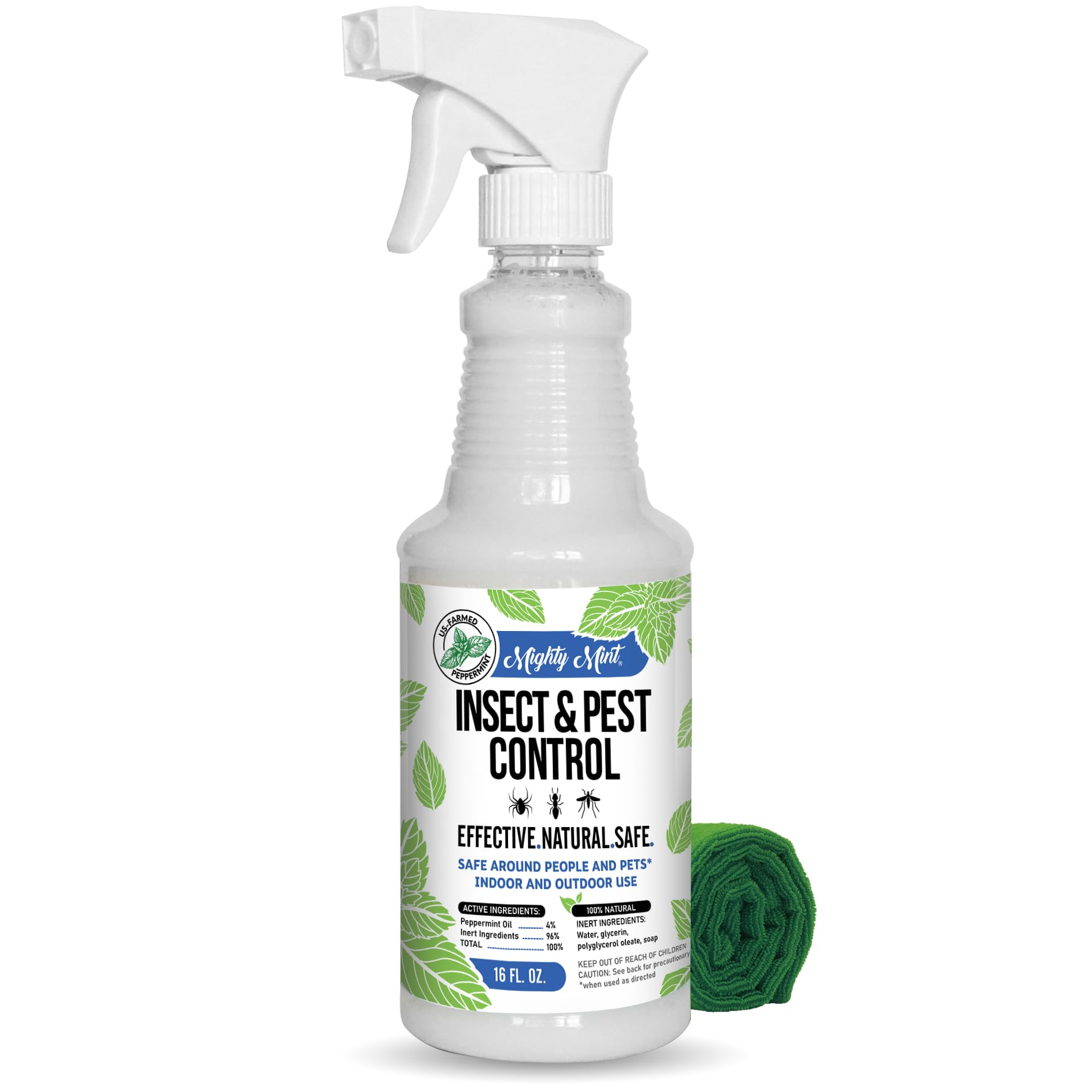 Mighty Mint 16 oz Peppermint Oil Insect & Pest Spray - for Spiders, Ants Mighty Mint uk supplements