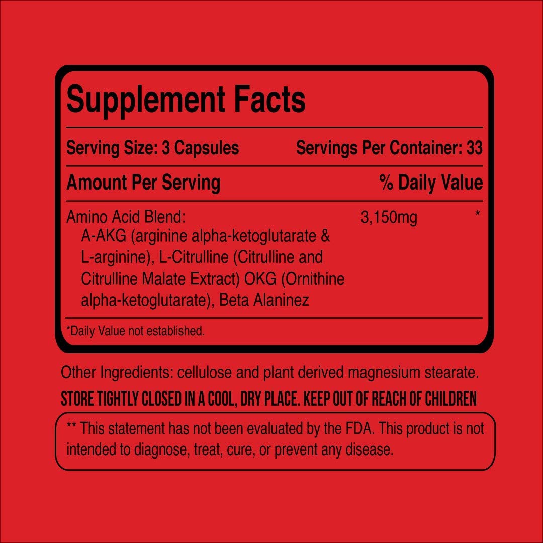 Gains in Bulk, Argi Pump, L-Arginine Nitric Oxide Booster with L-Citrulline and L-Ornithine GAINS IN BULK GAINSINBULK.COM uk supplements