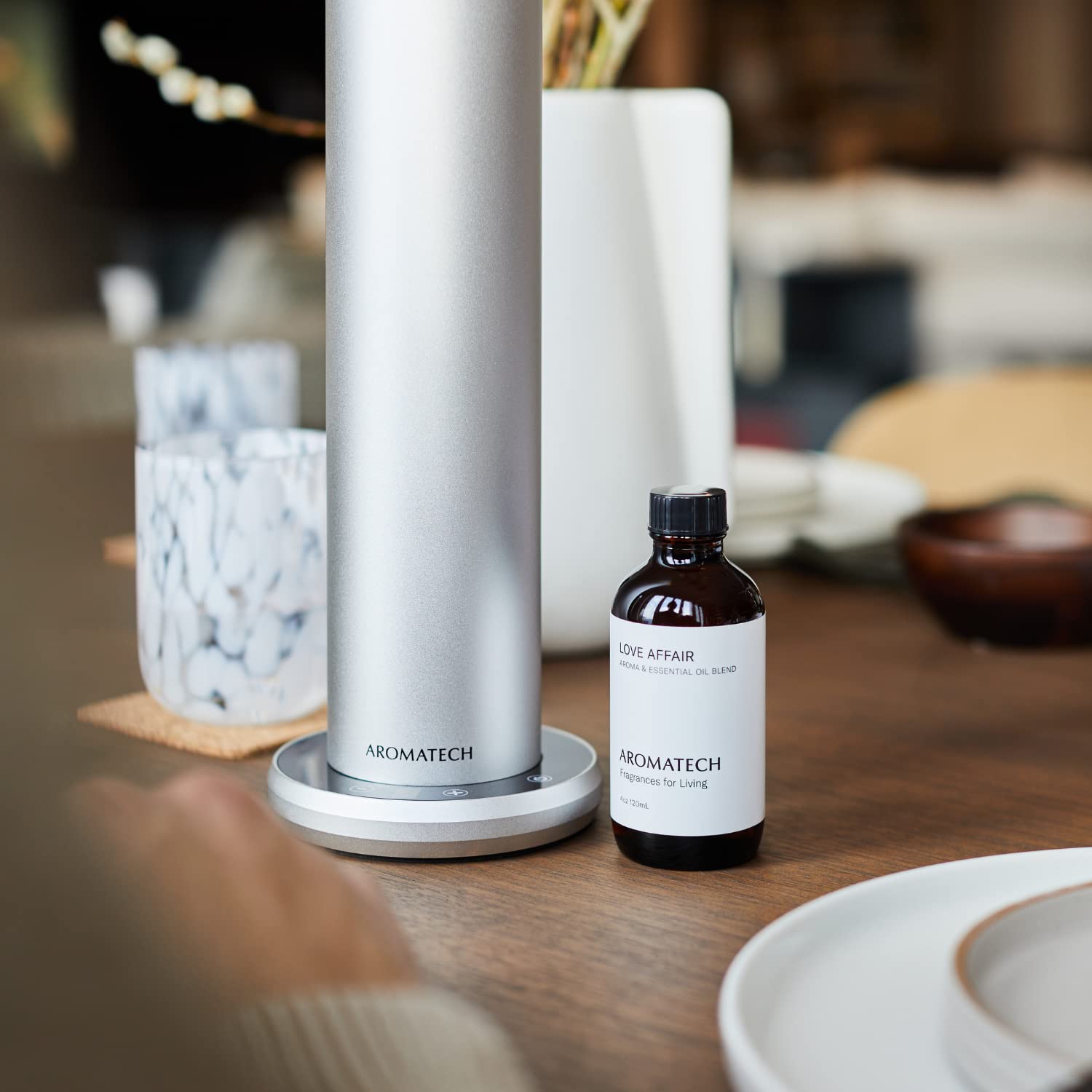 AromaTech Love Affair Aroma Essential Oil Blend, Pure Aromatherapy Diffuser Oil with Jasmine AromaTech uk supplements